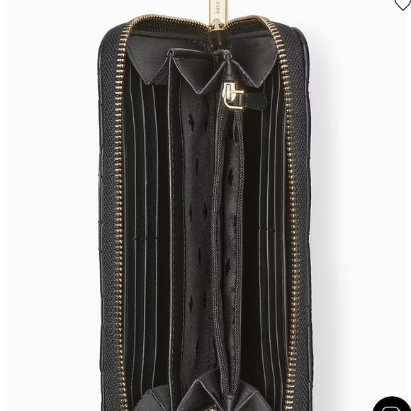 Kate Spade Carey Large Continential Wallet
Black 

NWT - Picture 6 of 16